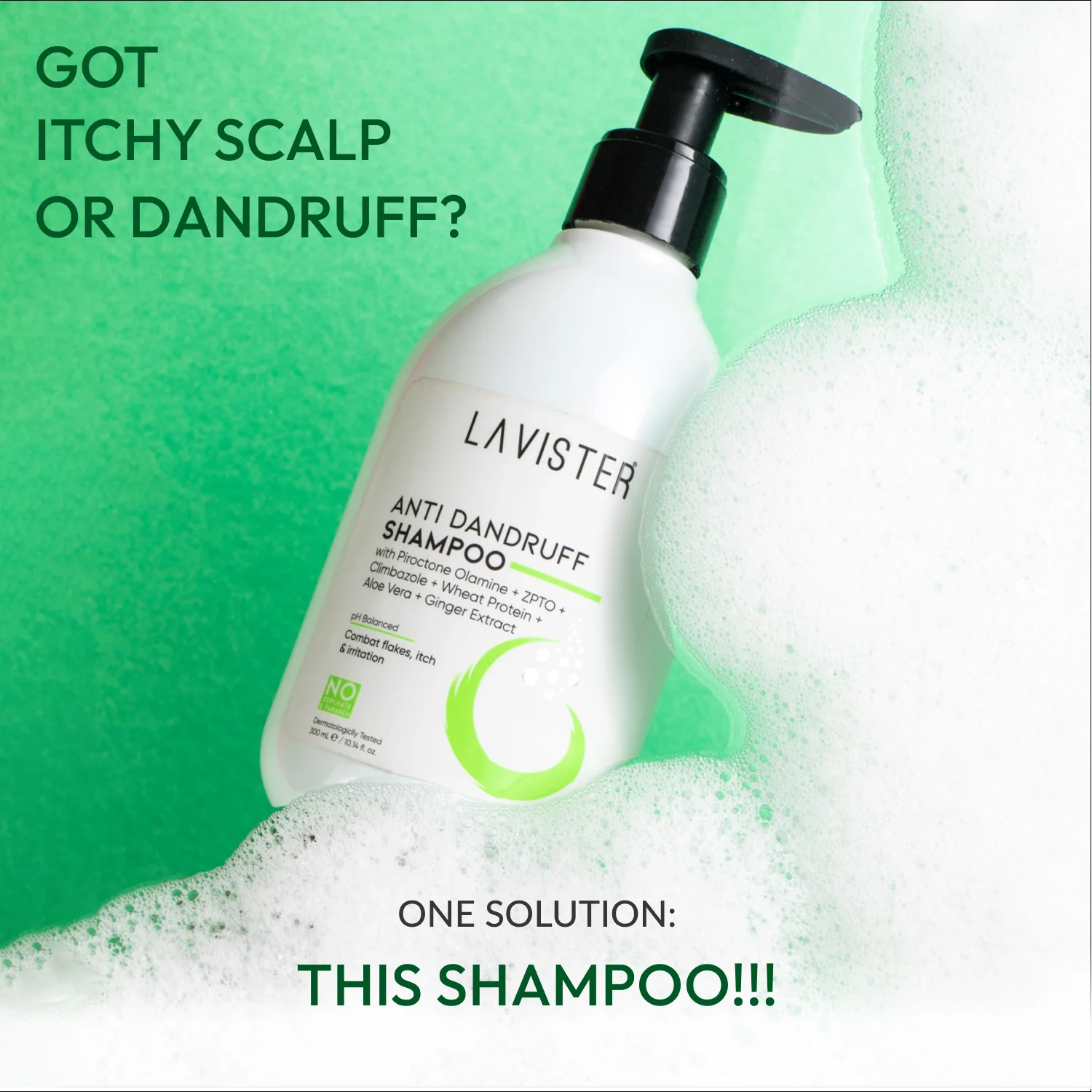 Anti Dandruff Shampoo to Restore Healthy Hair - Get Yours Today for Smooth Scalp - Lavister