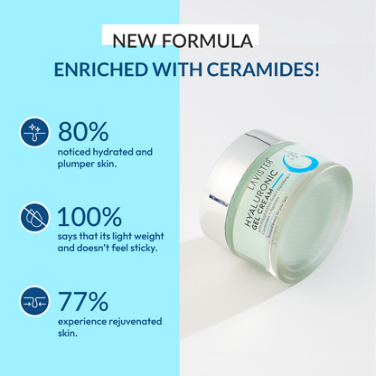 Gel Cream with Hyaluronic Acid and Ceramide for Healthy, Radiant Skin - Get Yours Today!